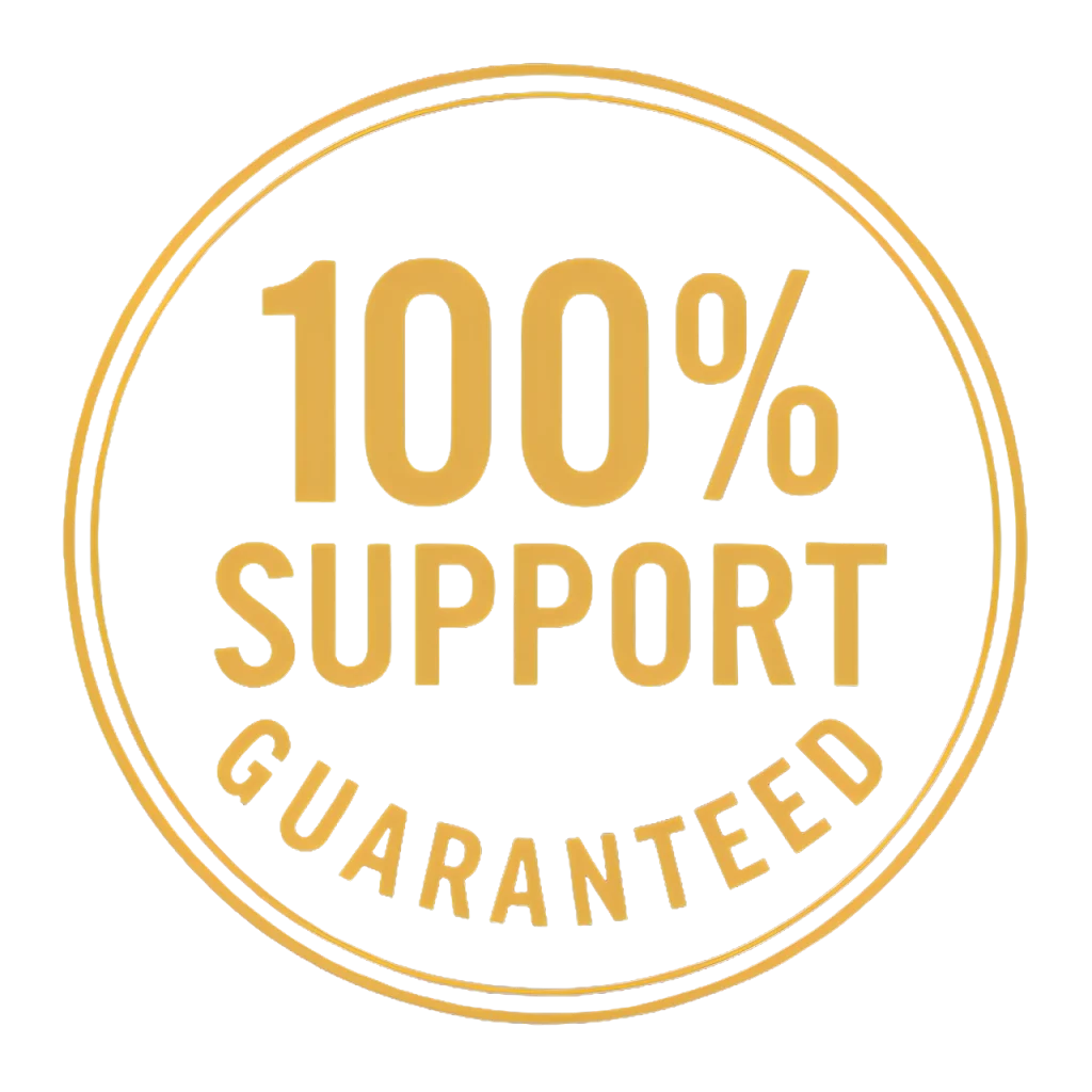 Glyco Harmony 100 percent support guaranteed - 60-day money-back guarantee seal